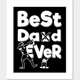 Best Dab Dad Ever Posters and Art